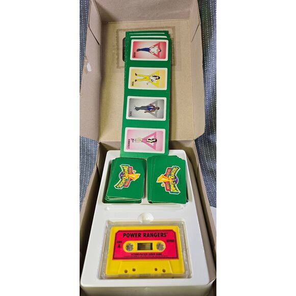 Parker Brothers Toys Vintage 1994 Mighty Morphin Power Rangers Action-Packed Aud - Picture 5 of 7